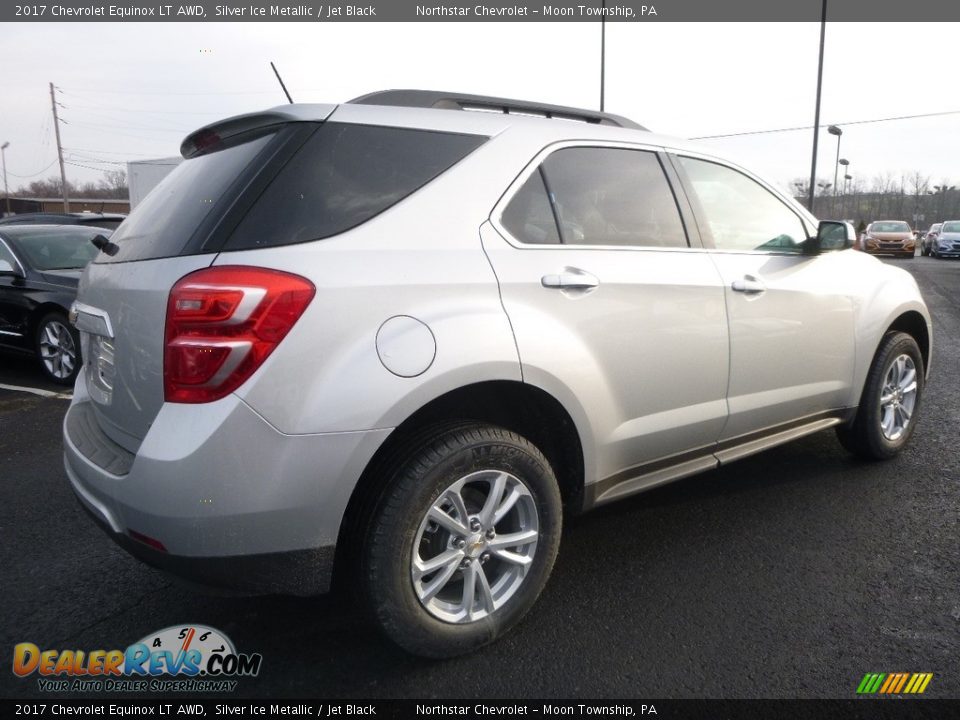 2017 Chevrolet Equinox LT AWD Silver Ice Metallic / Jet Black Photo #5