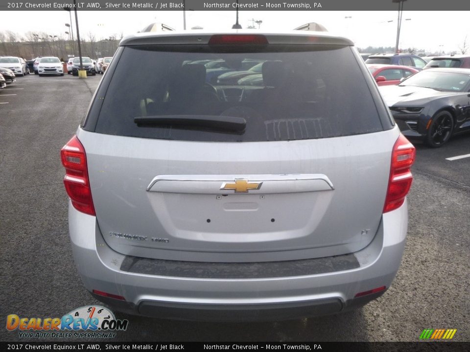 2017 Chevrolet Equinox LT AWD Silver Ice Metallic / Jet Black Photo #6