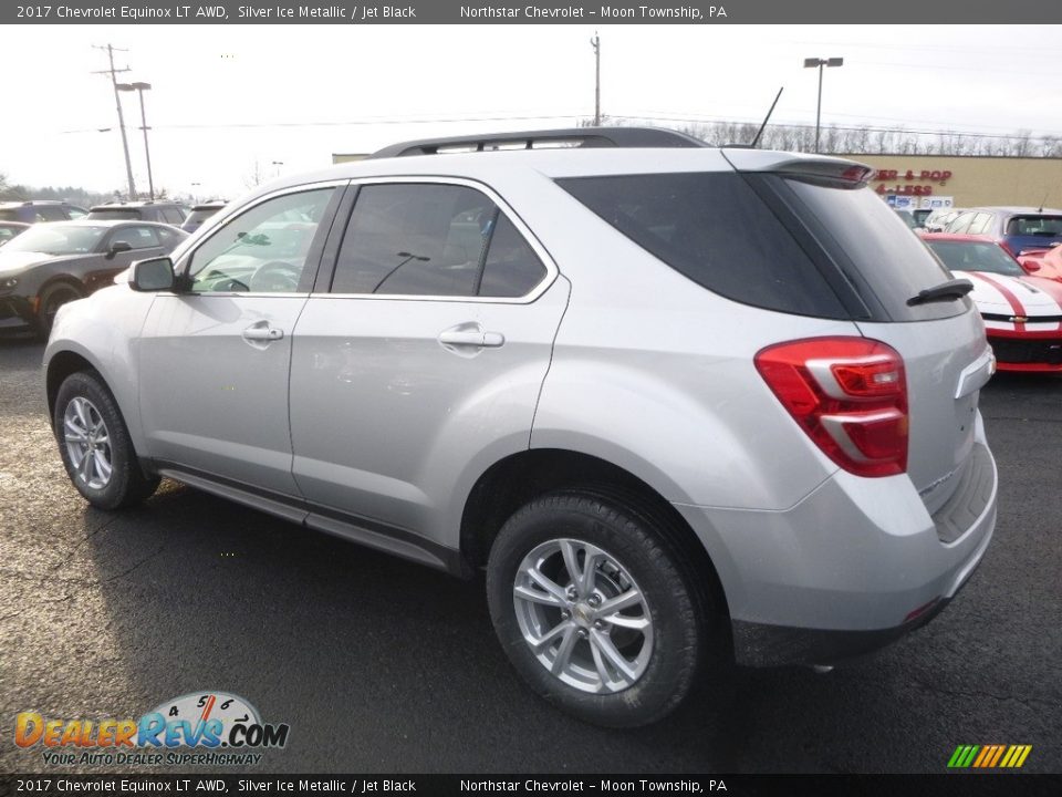 2017 Chevrolet Equinox LT AWD Silver Ice Metallic / Jet Black Photo #8