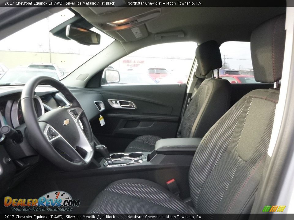 2017 Chevrolet Equinox LT AWD Silver Ice Metallic / Jet Black Photo #11