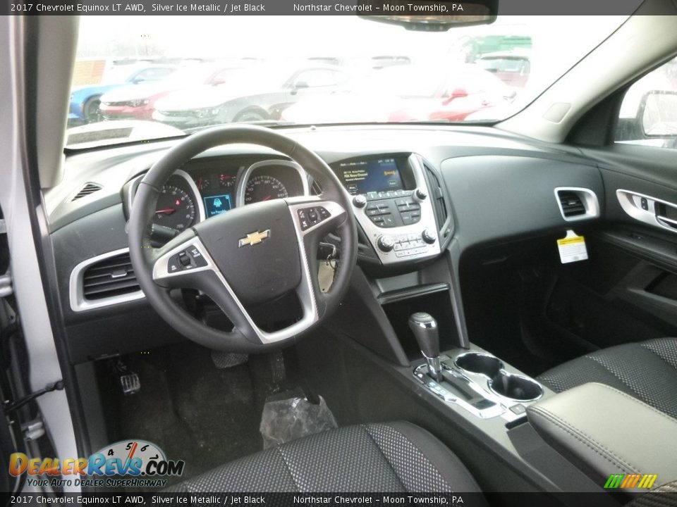 2017 Chevrolet Equinox LT AWD Silver Ice Metallic / Jet Black Photo #13
