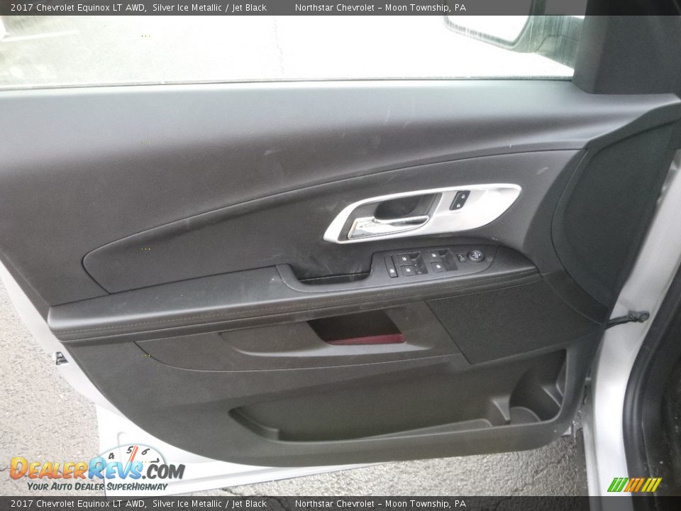 2017 Chevrolet Equinox LT AWD Silver Ice Metallic / Jet Black Photo #14