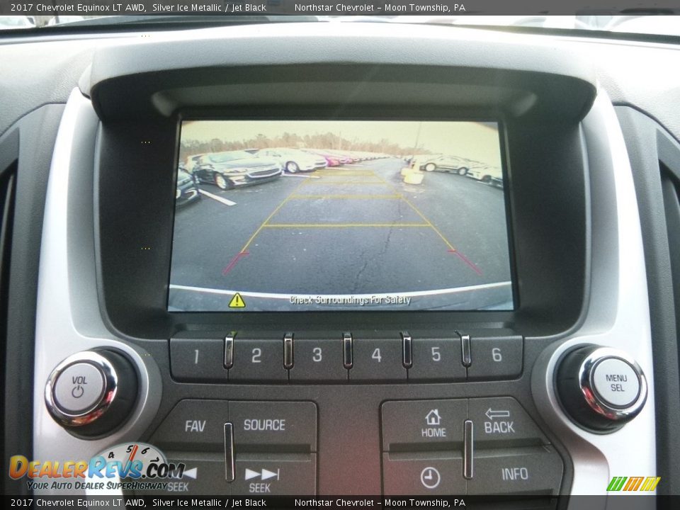 2017 Chevrolet Equinox LT AWD Silver Ice Metallic / Jet Black Photo #19