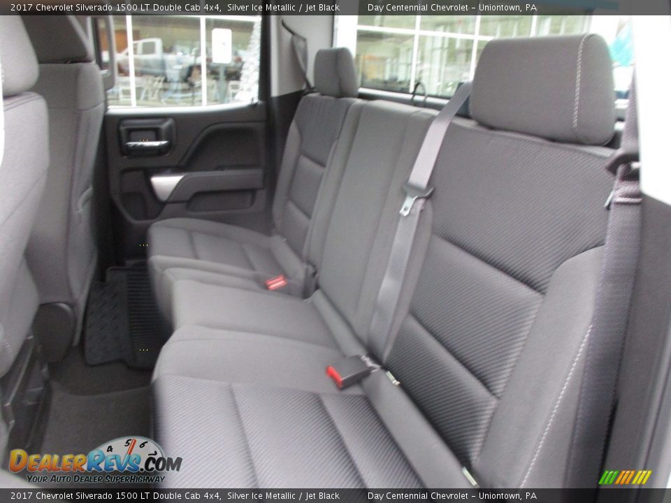 2017 Chevrolet Silverado 1500 LT Double Cab 4x4 Silver Ice Metallic / Jet Black Photo #13
