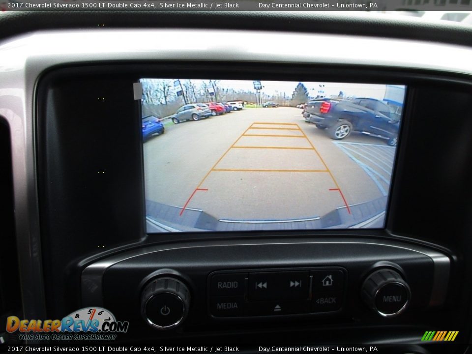 2017 Chevrolet Silverado 1500 LT Double Cab 4x4 Silver Ice Metallic / Jet Black Photo #18