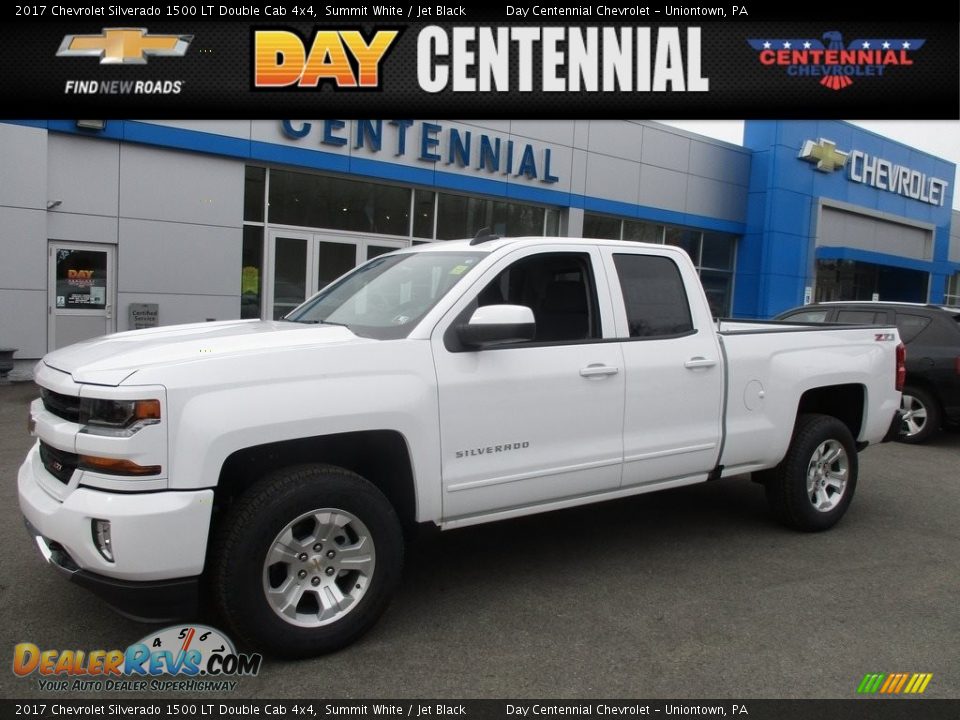 2017 Chevrolet Silverado 1500 LT Double Cab 4x4 Summit White / Jet Black Photo #1