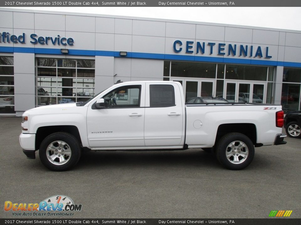 2017 Chevrolet Silverado 1500 LT Double Cab 4x4 Summit White / Jet Black Photo #2