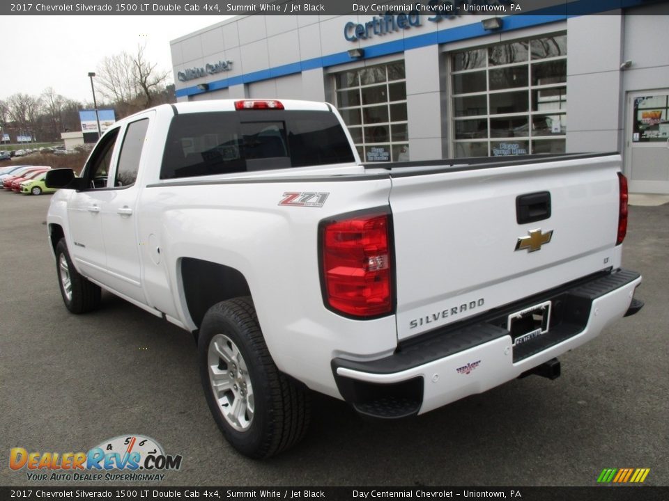 2017 Chevrolet Silverado 1500 LT Double Cab 4x4 Summit White / Jet Black Photo #4