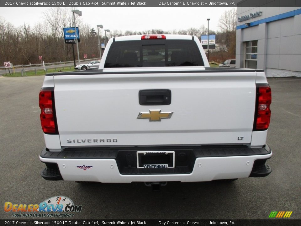 2017 Chevrolet Silverado 1500 LT Double Cab 4x4 Summit White / Jet Black Photo #5