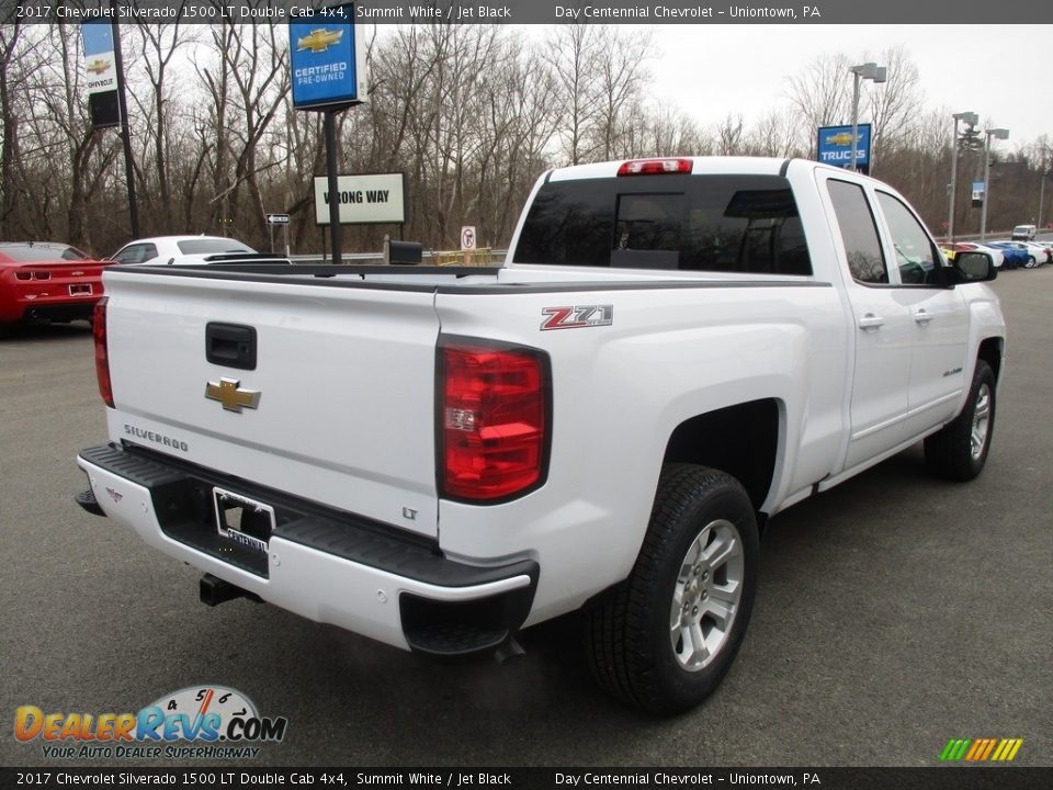 2017 Chevrolet Silverado 1500 LT Double Cab 4x4 Summit White / Jet Black Photo #6