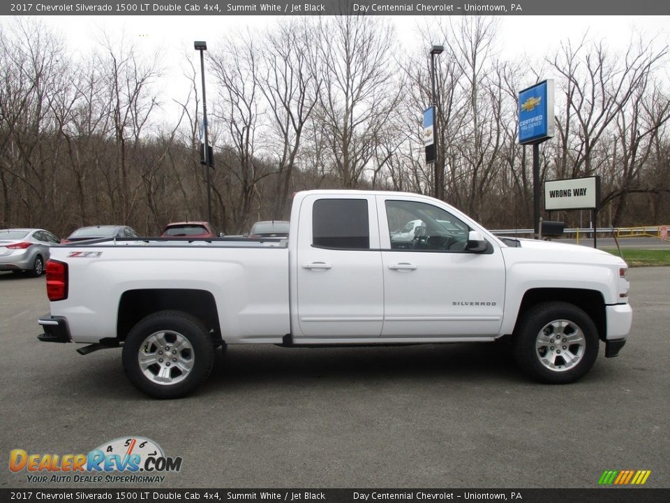 2017 Chevrolet Silverado 1500 LT Double Cab 4x4 Summit White / Jet Black Photo #7