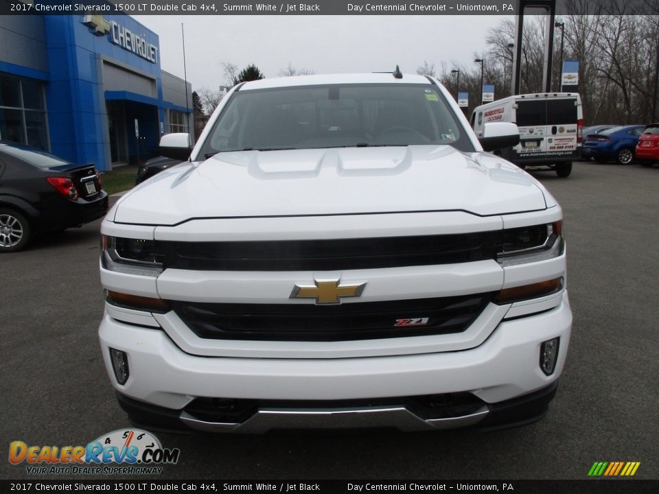 2017 Chevrolet Silverado 1500 LT Double Cab 4x4 Summit White / Jet Black Photo #9