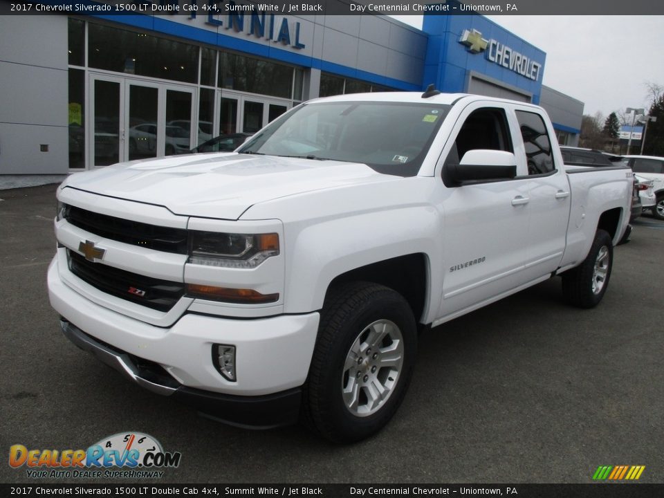2017 Chevrolet Silverado 1500 LT Double Cab 4x4 Summit White / Jet Black Photo #10