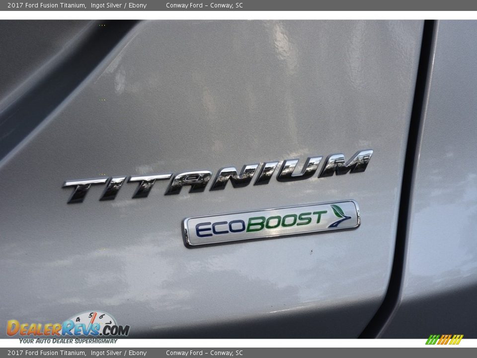 2017 Ford Fusion Titanium Ingot Silver / Ebony Photo #5