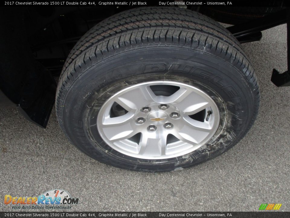 2017 Chevrolet Silverado 1500 LT Double Cab 4x4 Graphite Metallic / Jet Black Photo #3