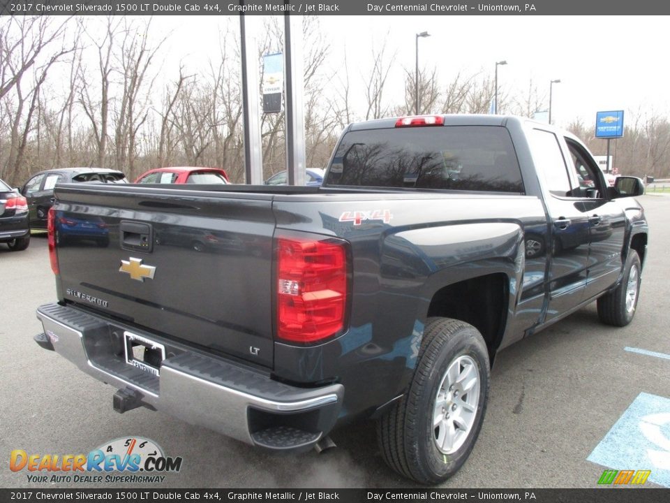2017 Chevrolet Silverado 1500 LT Double Cab 4x4 Graphite Metallic / Jet Black Photo #6