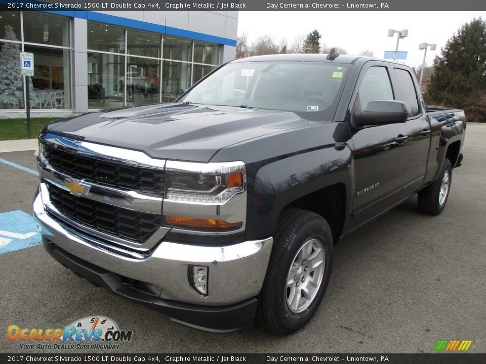 2017 Chevrolet Silverado 1500 LT Double Cab 4x4 Graphite Metallic / Jet Black Photo #10