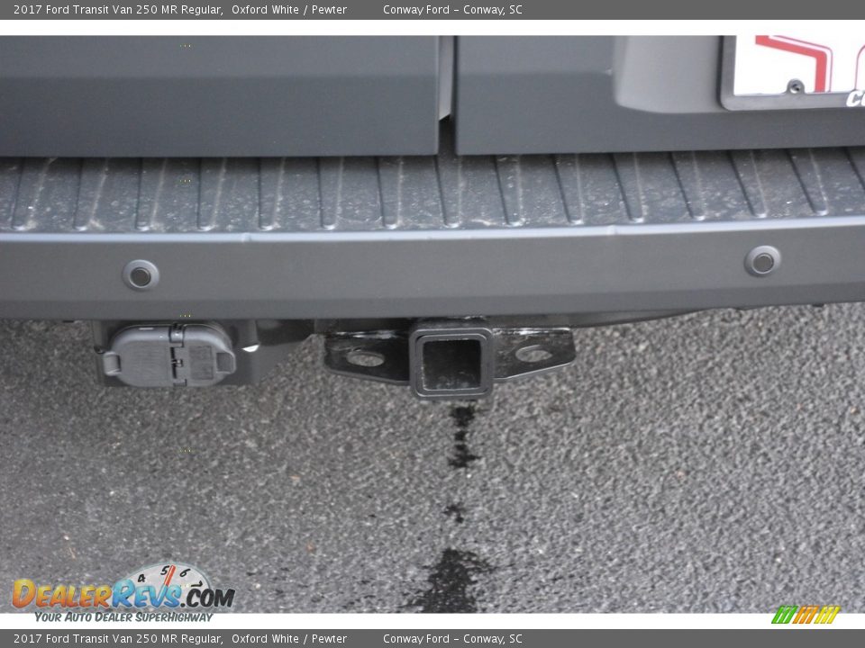 2017 Ford Transit Van 250 MR Regular Oxford White / Pewter Photo #5