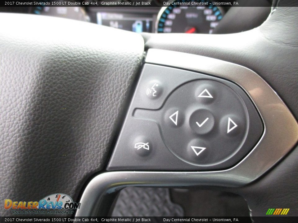 2017 Chevrolet Silverado 1500 LT Double Cab 4x4 Graphite Metallic / Jet Black Photo #18