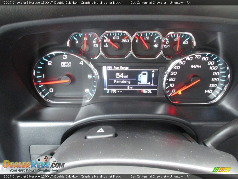 2017 Chevrolet Silverado 1500 LT Double Cab 4x4 Graphite Metallic / Jet Black Photo #20