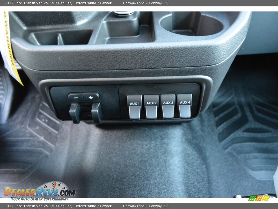 2017 Ford Transit Van 250 MR Regular Oxford White / Pewter Photo #15