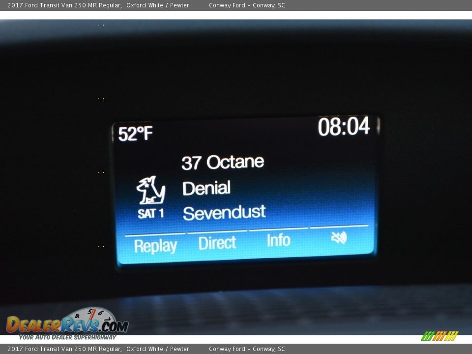 2017 Ford Transit Van 250 MR Regular Oxford White / Pewter Photo #18