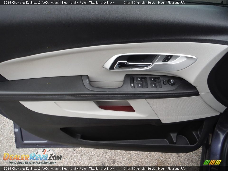 2014 Chevrolet Equinox LS AWD Atlantis Blue Metallic / Light Titanium/Jet Black Photo #12