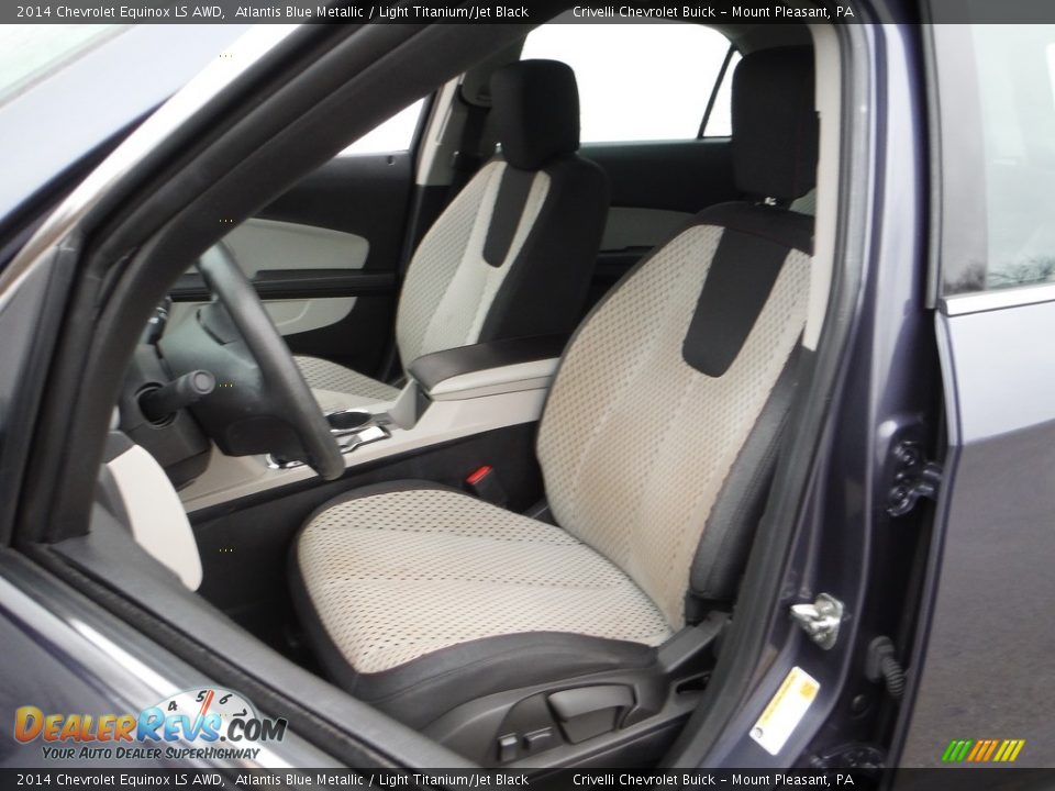 2014 Chevrolet Equinox LS AWD Atlantis Blue Metallic / Light Titanium/Jet Black Photo #14