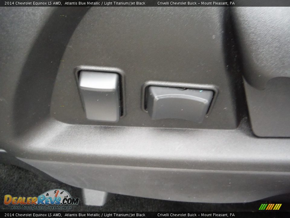 2014 Chevrolet Equinox LS AWD Atlantis Blue Metallic / Light Titanium/Jet Black Photo #15