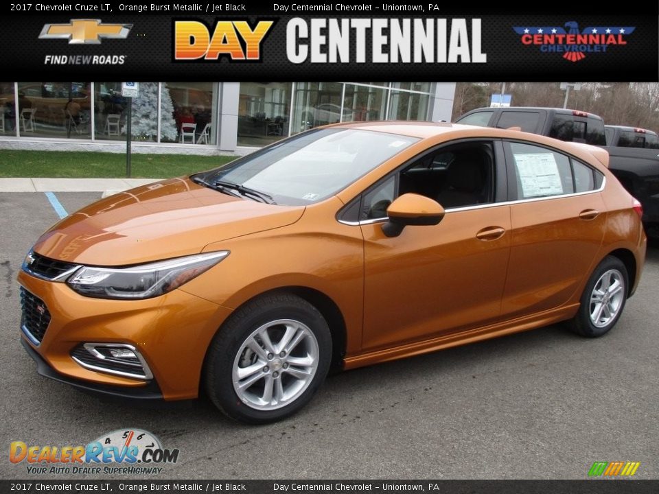 2017 Chevrolet Cruze LT Orange Burst Metallic / Jet Black Photo #1