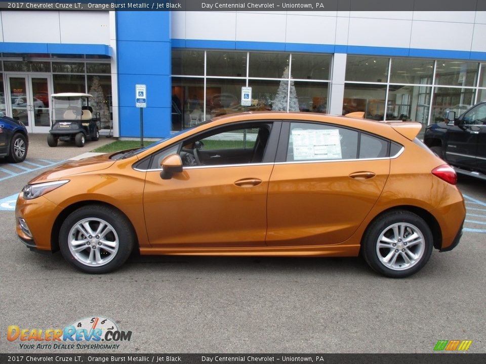 2017 Chevrolet Cruze LT Orange Burst Metallic / Jet Black Photo #2