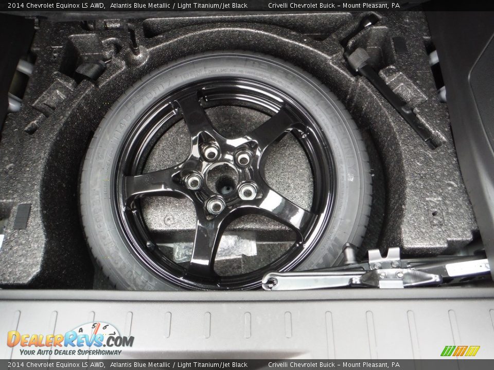 2014 Chevrolet Equinox LS AWD Atlantis Blue Metallic / Light Titanium/Jet Black Photo #30