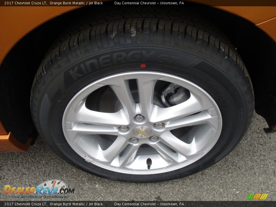 2017 Chevrolet Cruze LT Orange Burst Metallic / Jet Black Photo #3