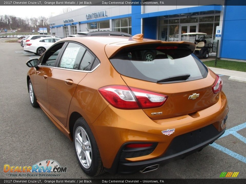 2017 Chevrolet Cruze LT Orange Burst Metallic / Jet Black Photo #4