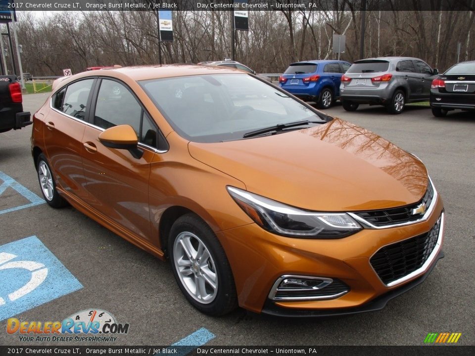 2017 Chevrolet Cruze LT Orange Burst Metallic / Jet Black Photo #8