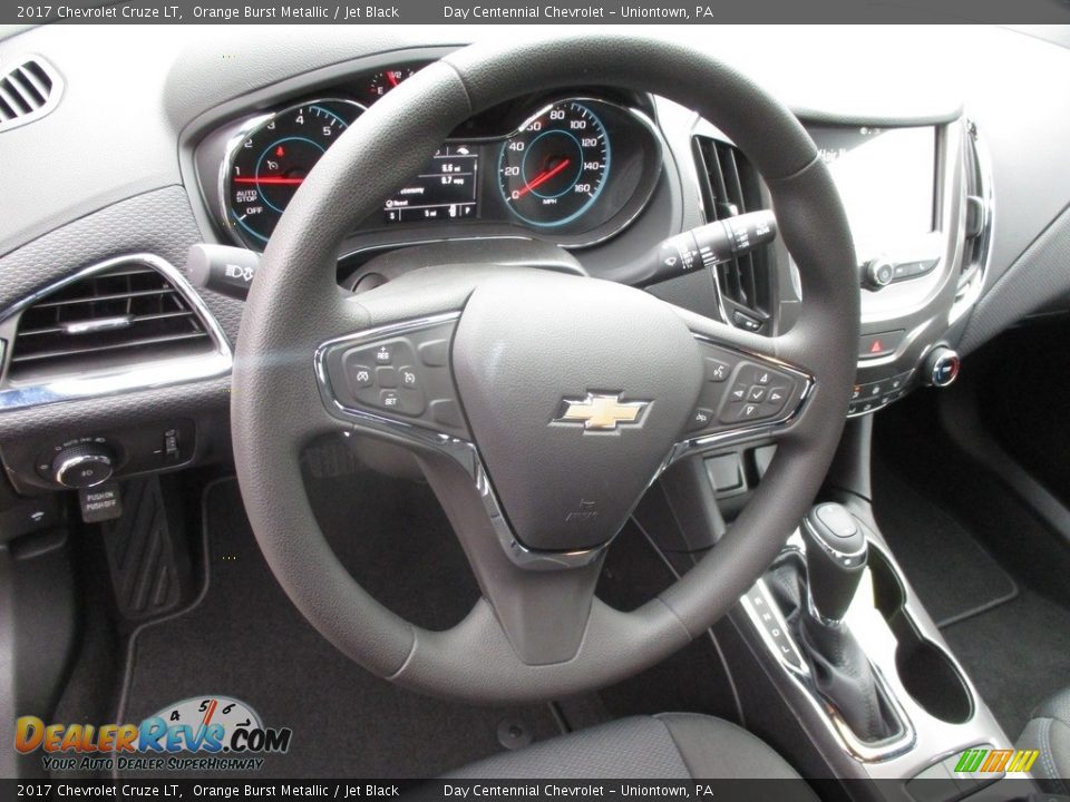2017 Chevrolet Cruze LT Orange Burst Metallic / Jet Black Photo #14
