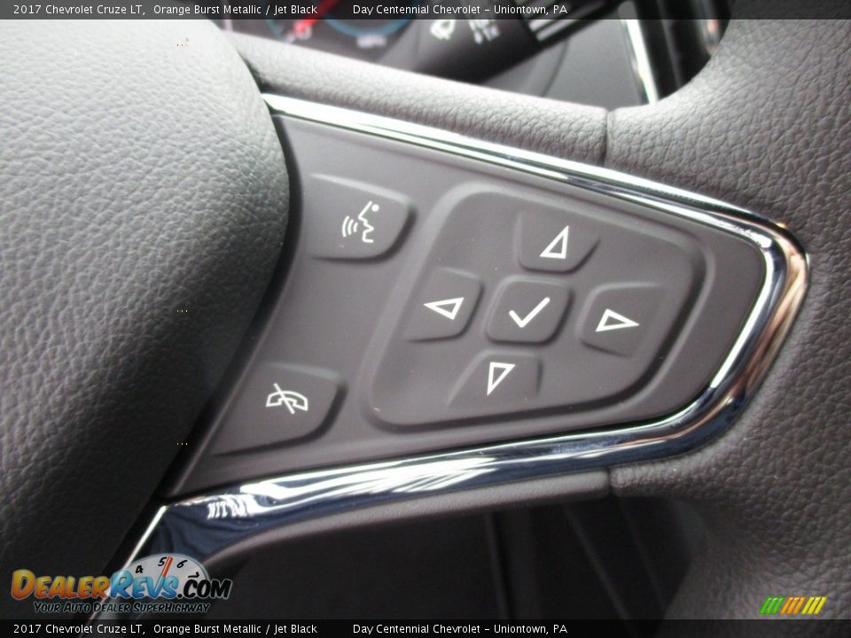2017 Chevrolet Cruze LT Orange Burst Metallic / Jet Black Photo #18