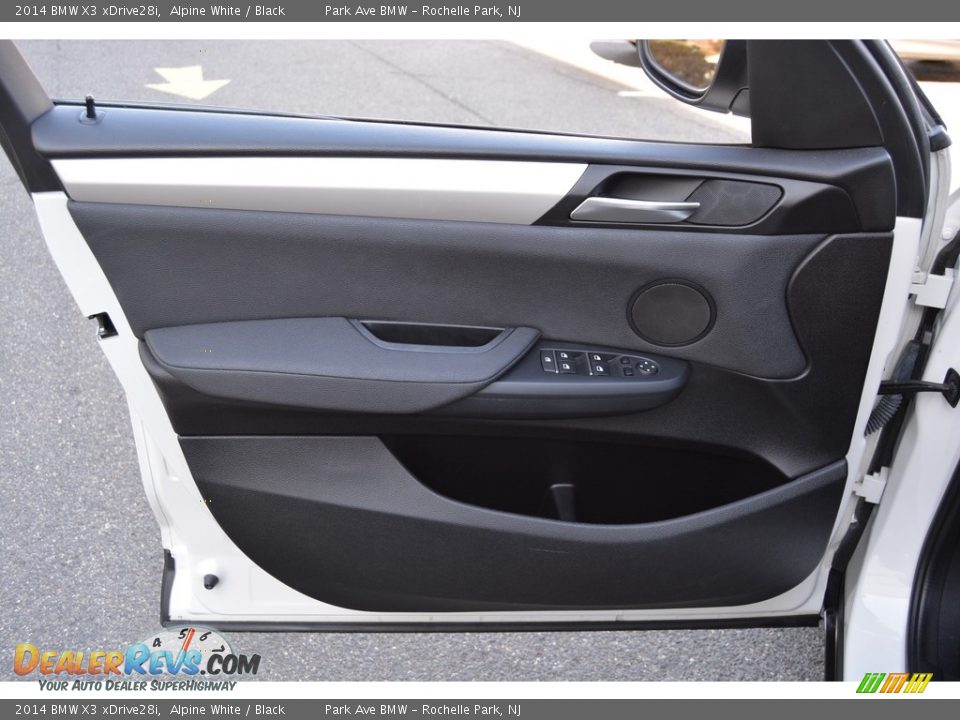 2014 BMW X3 xDrive28i Alpine White / Black Photo #8