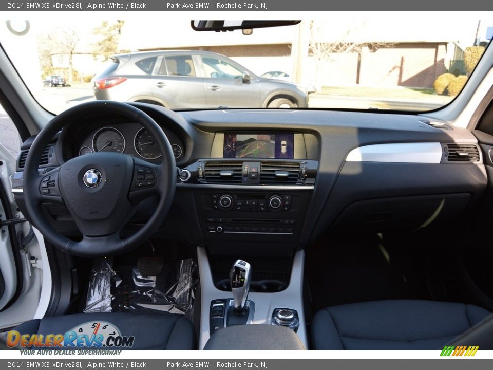 2014 BMW X3 xDrive28i Alpine White / Black Photo #15