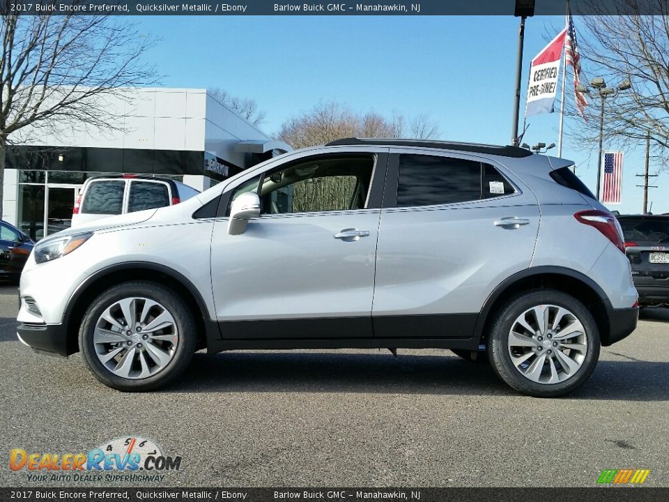 2017 Buick Encore Preferred Quicksilver Metallic / Ebony Photo #3