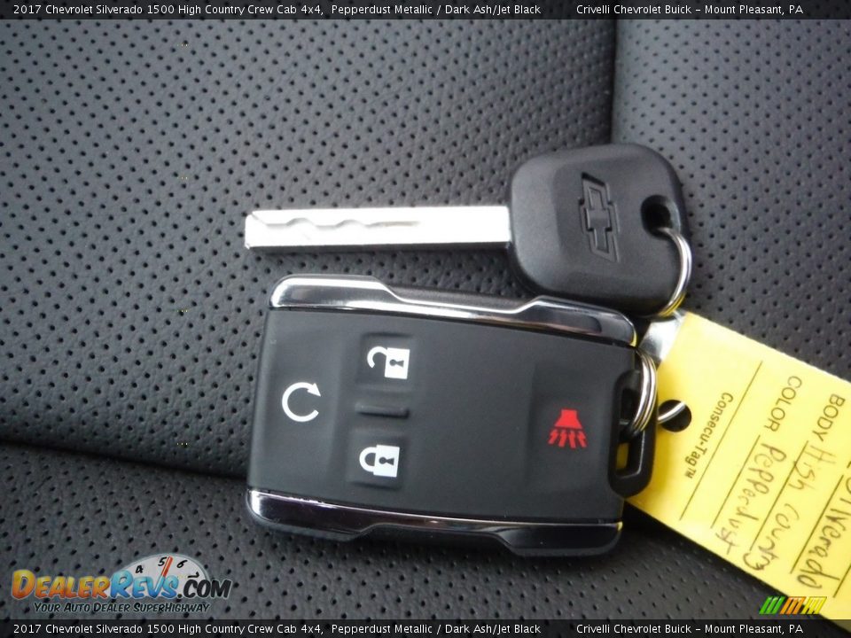 Keys of 2017 Chevrolet Silverado 1500 High Country Crew Cab 4x4 Photo #29