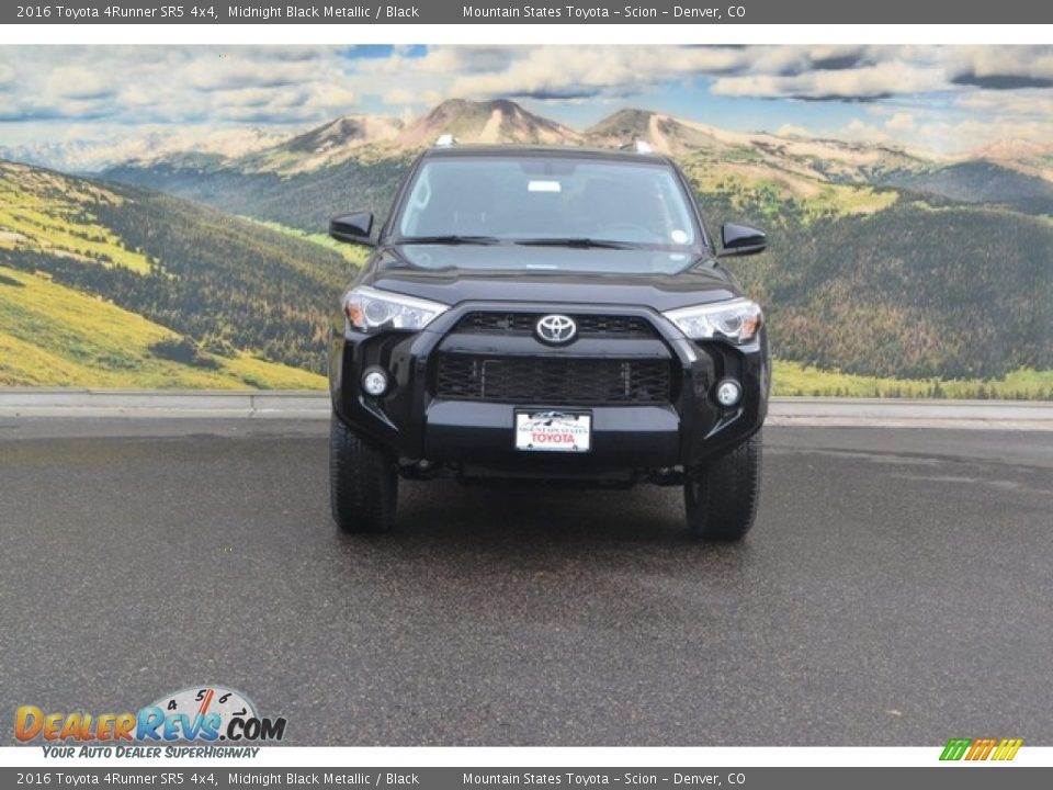 2016 Toyota 4Runner SR5 4x4 Midnight Black Metallic / Black Photo #2