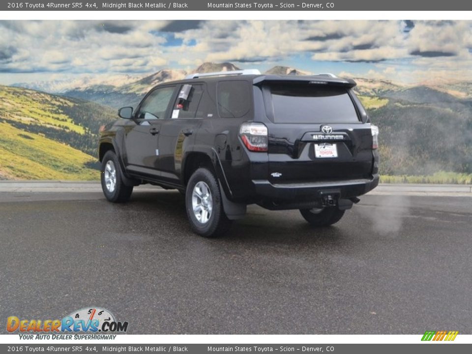 2016 Toyota 4Runner SR5 4x4 Midnight Black Metallic / Black Photo #3