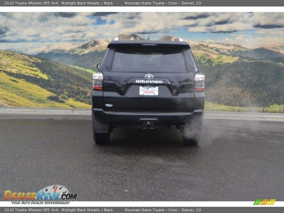 2016 Toyota 4Runner SR5 4x4 Midnight Black Metallic / Black Photo #4