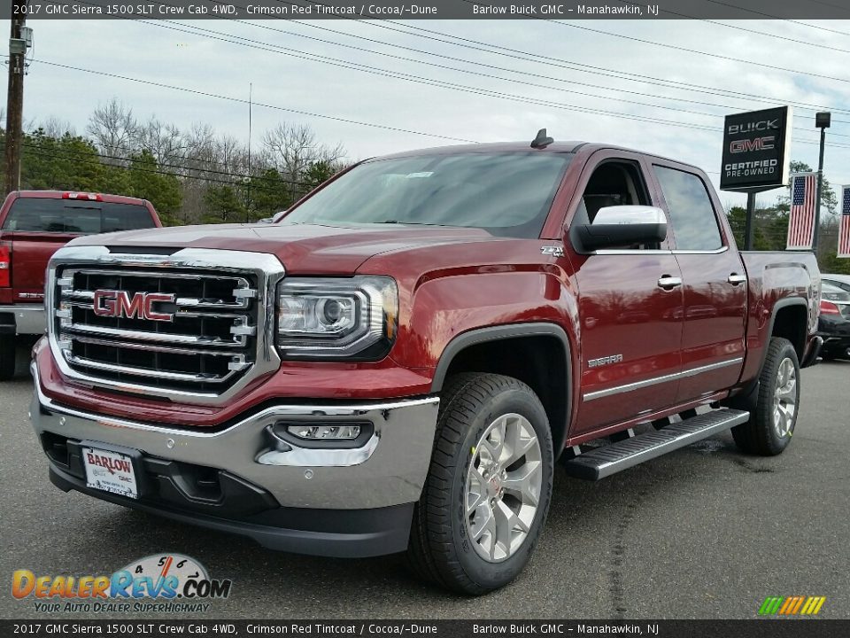 2017 GMC Sierra 1500 SLT Crew Cab 4WD Crimson Red Tintcoat / Cocoa/­Dune Photo #1