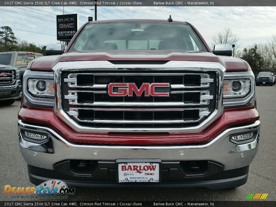 2017 GMC Sierra 1500 SLT Crew Cab 4WD Crimson Red Tintcoat / Cocoa/­Dune Photo #2