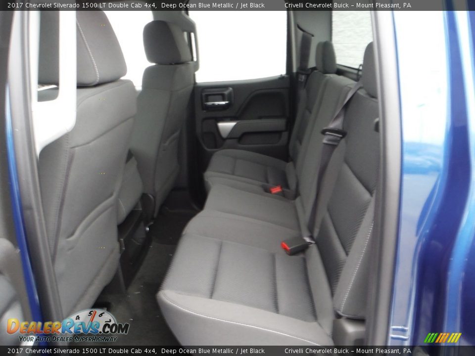 2017 Chevrolet Silverado 1500 LT Double Cab 4x4 Deep Ocean Blue Metallic / Jet Black Photo #22