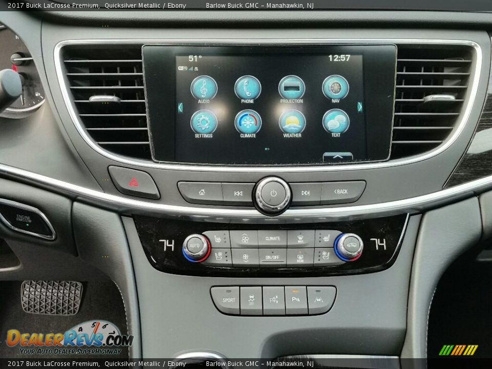 Controls of 2017 Buick LaCrosse Premium Photo #9