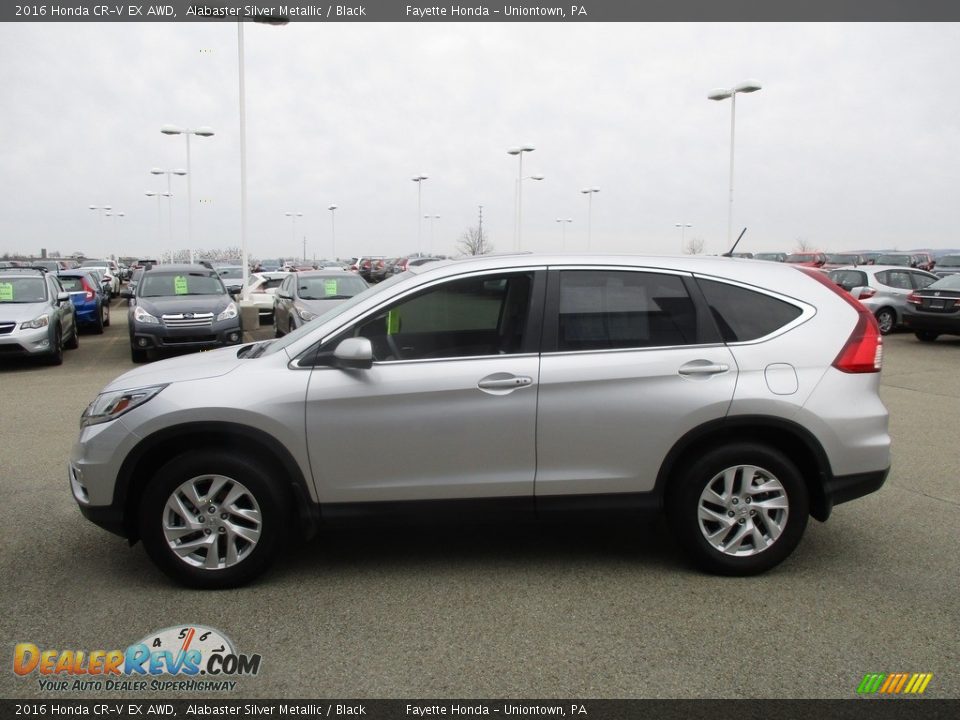 2016 Honda CR-V EX AWD Alabaster Silver Metallic / Black Photo #4