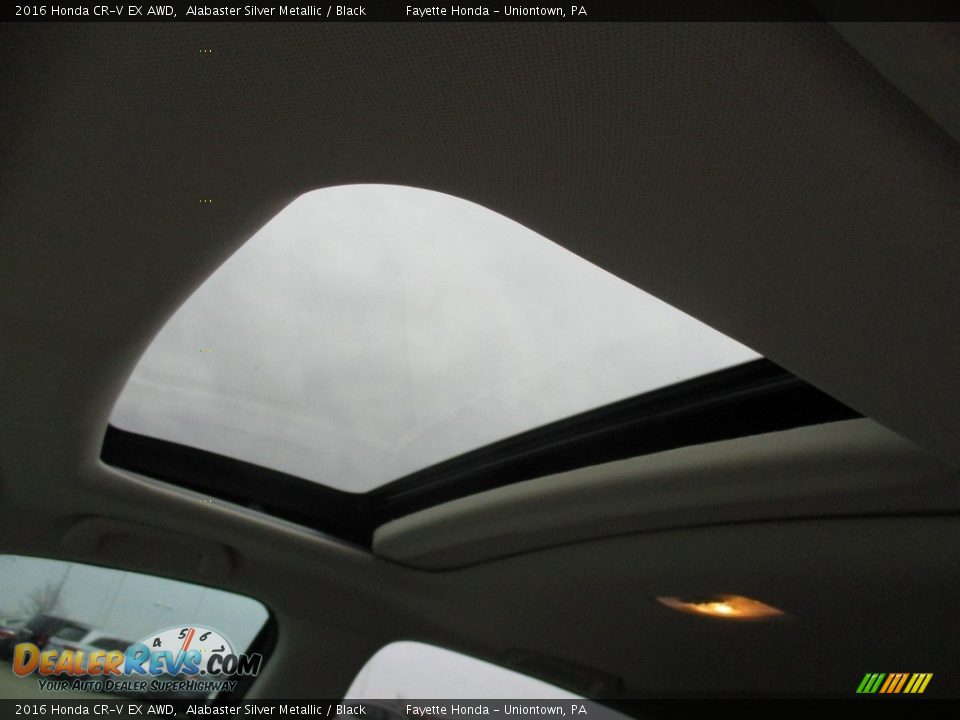 2016 Honda CR-V EX AWD Alabaster Silver Metallic / Black Photo #10